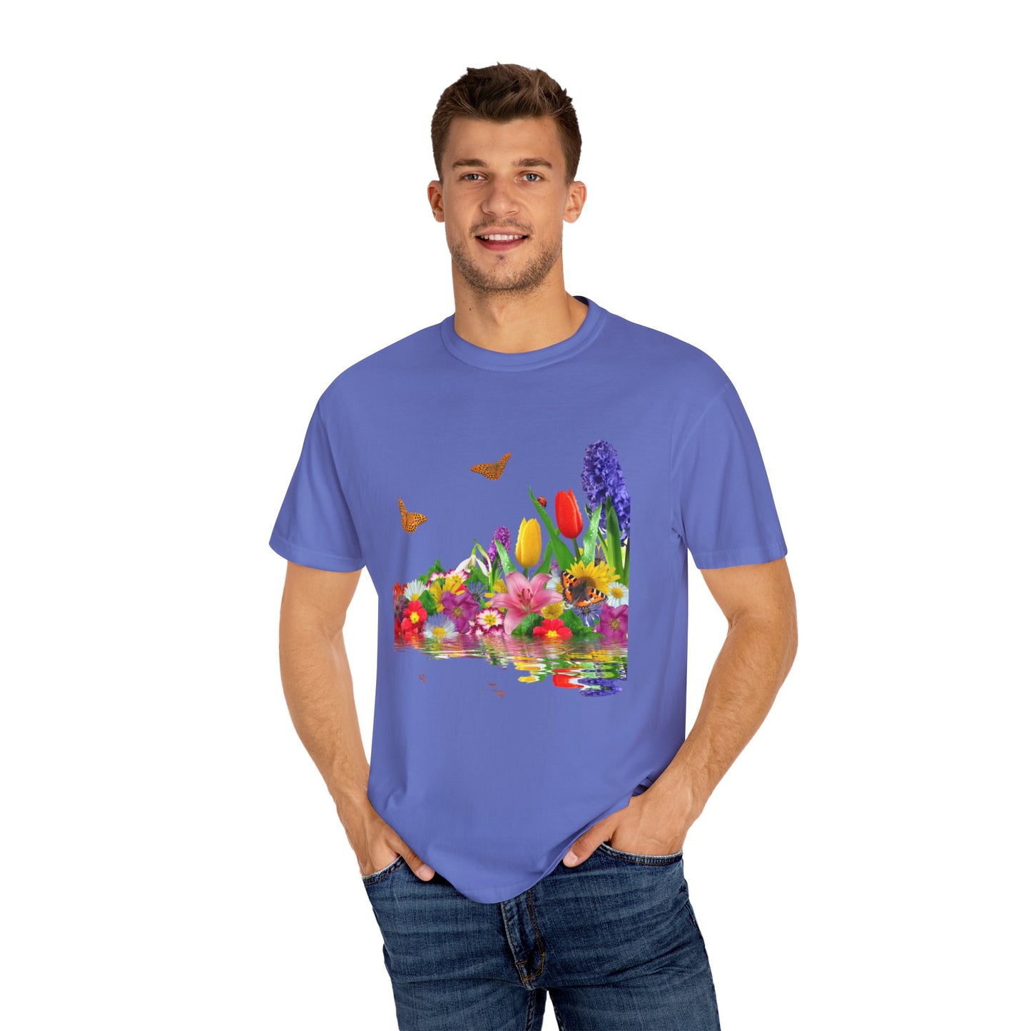 Eden's Bloom Unisex Garment-Dyed T-shirt