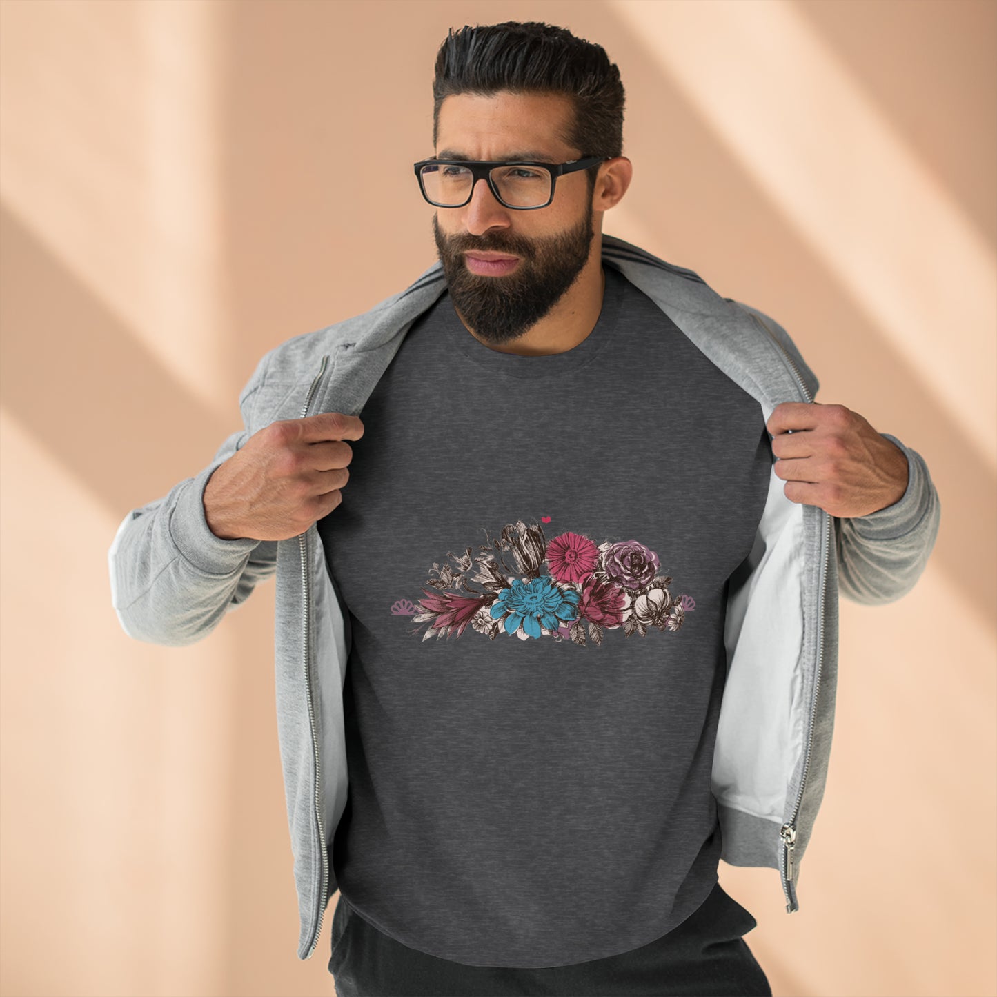 Floral Bliss Unisex Crewneck Sweatshirt
