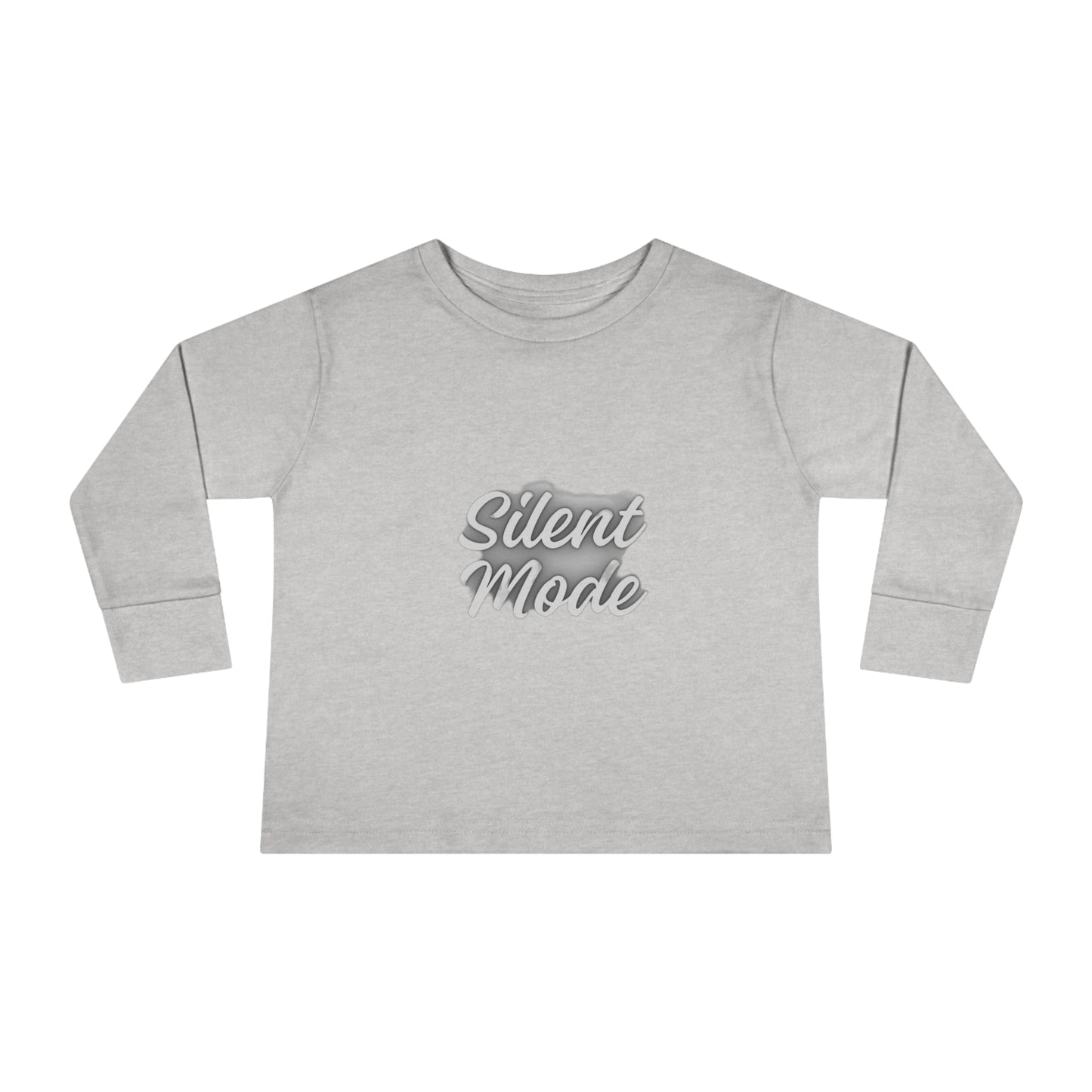 Silent Mode Toddler Long Sleeve Tee