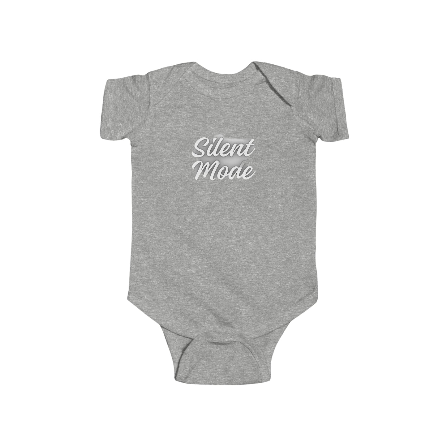 Silent Mode Infant Fine Jersey Bodysuit