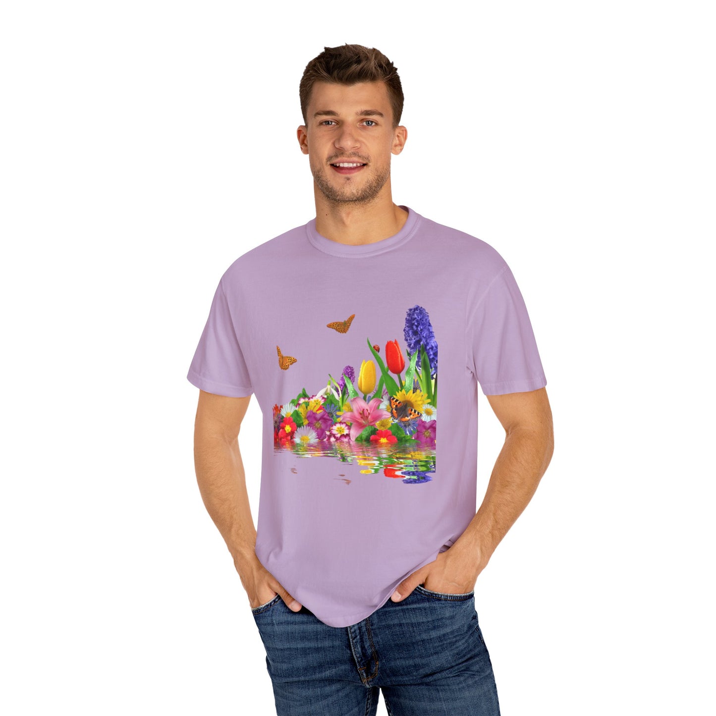 Eden's Bloom Unisex Garment-Dyed T-shirt