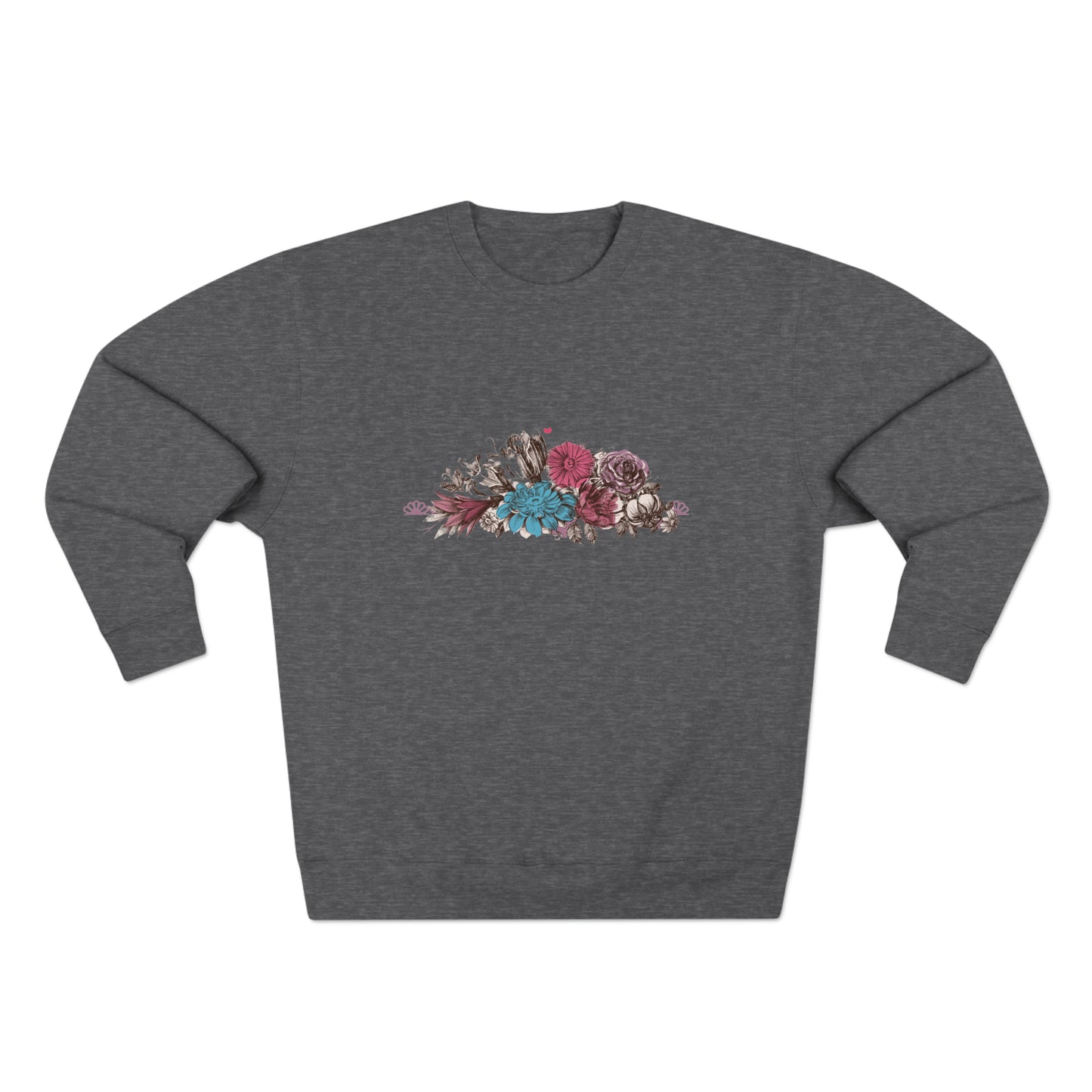 Floral Bliss Unisex Crewneck Sweatshirt