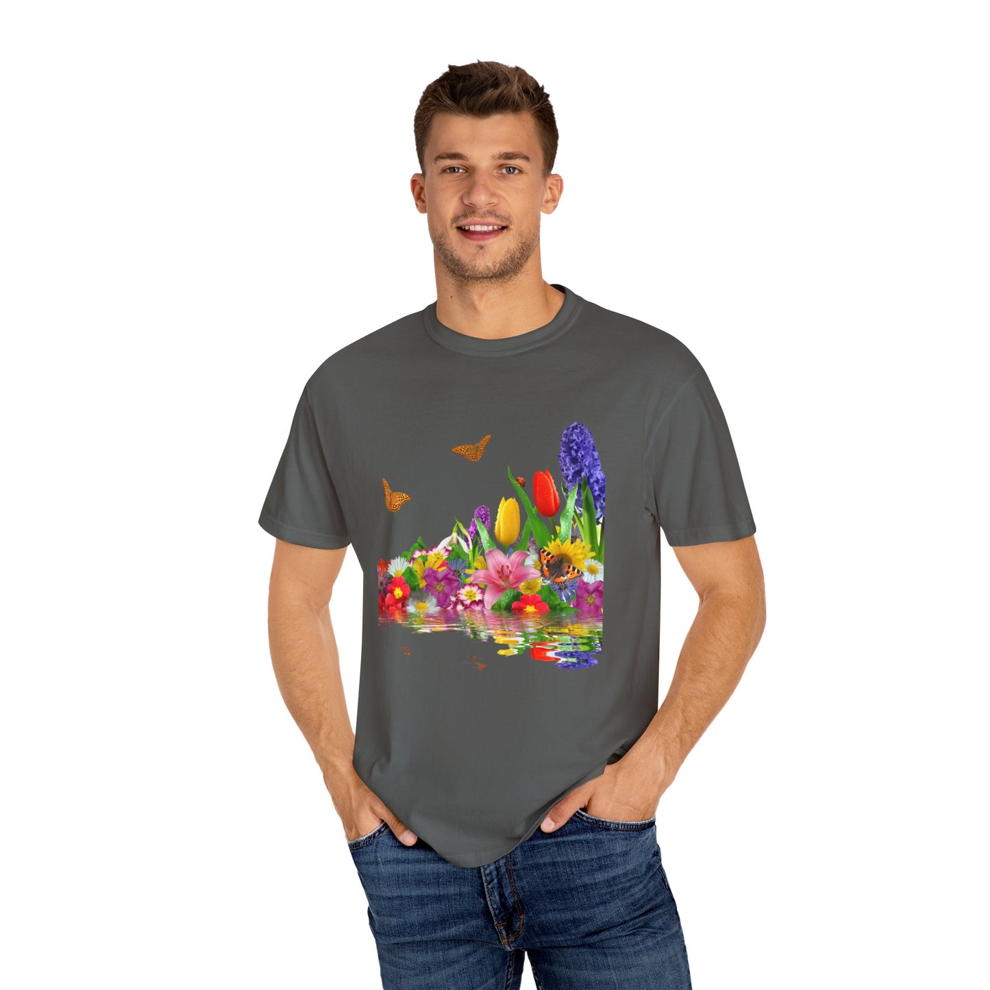 Eden's Bloom Unisex Garment-Dyed T-shirt