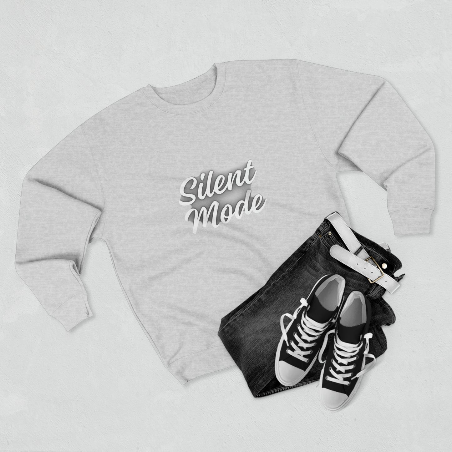 Silent Mode Unisex Crewneck Sweatshirt