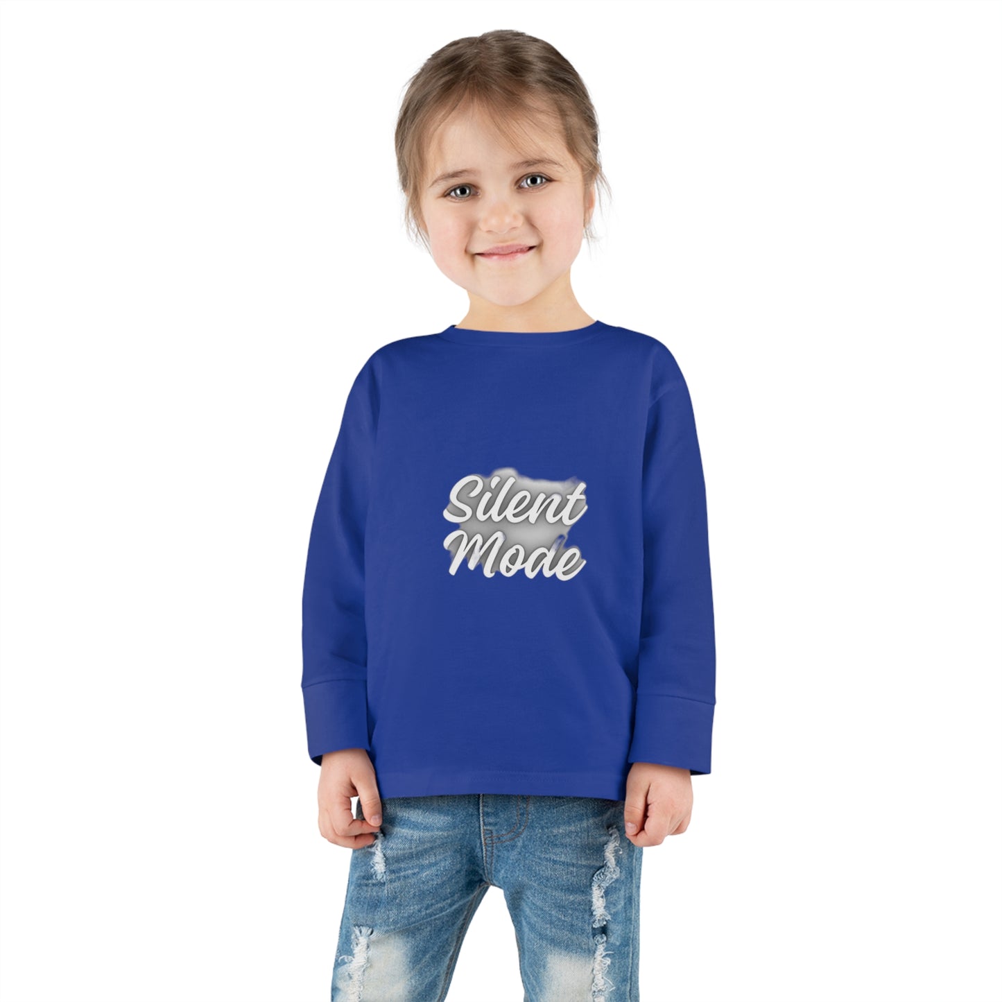 Silent Mode Toddler Long Sleeve Tee
