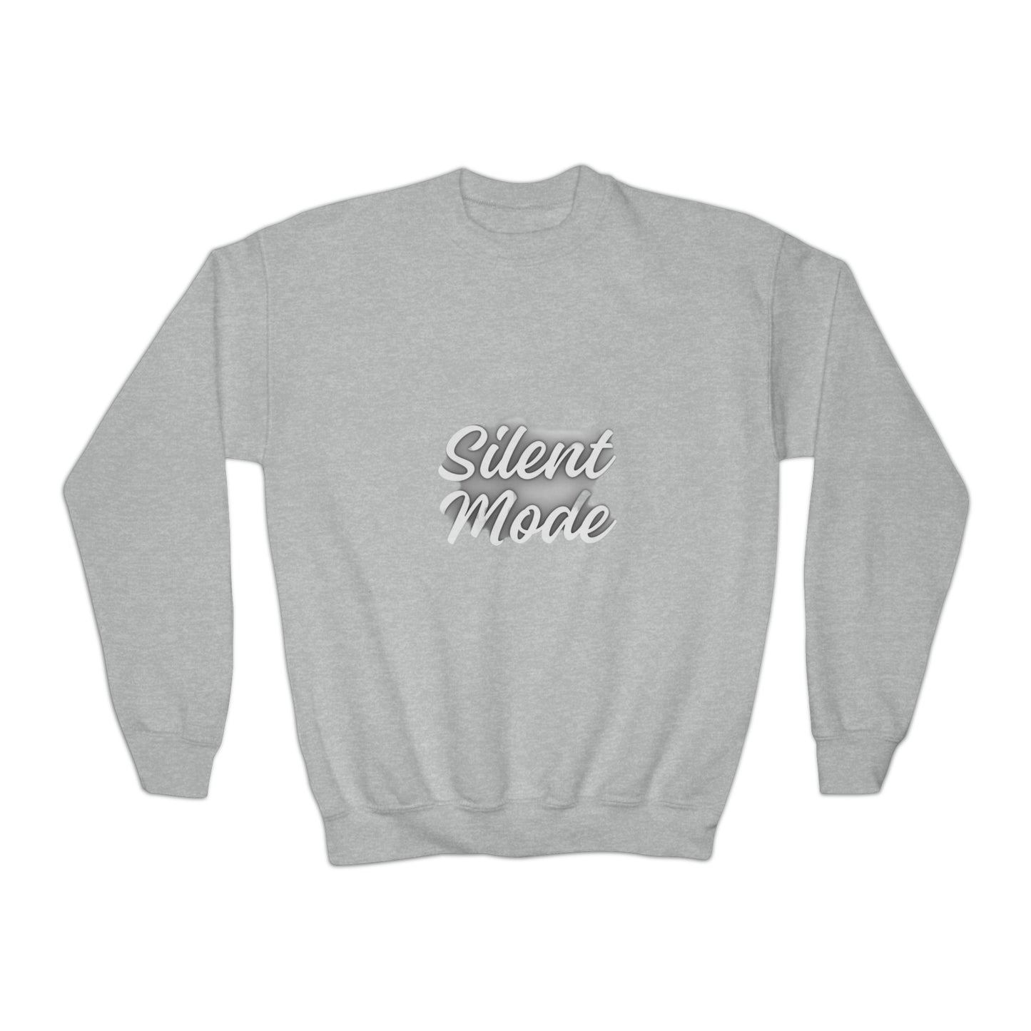 Silent Mode Youth Crewneck Sweatshirt