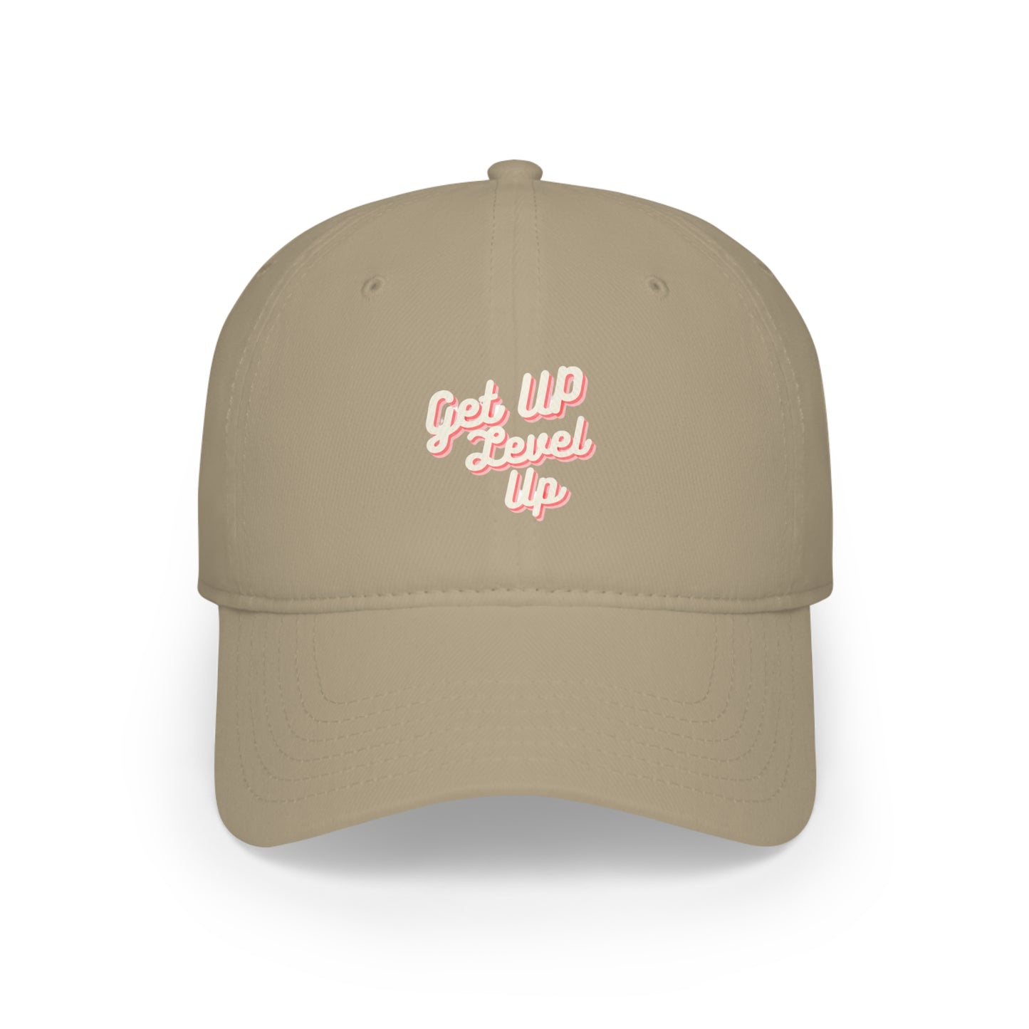 Get upo level Up Low Profile Baseball Cap