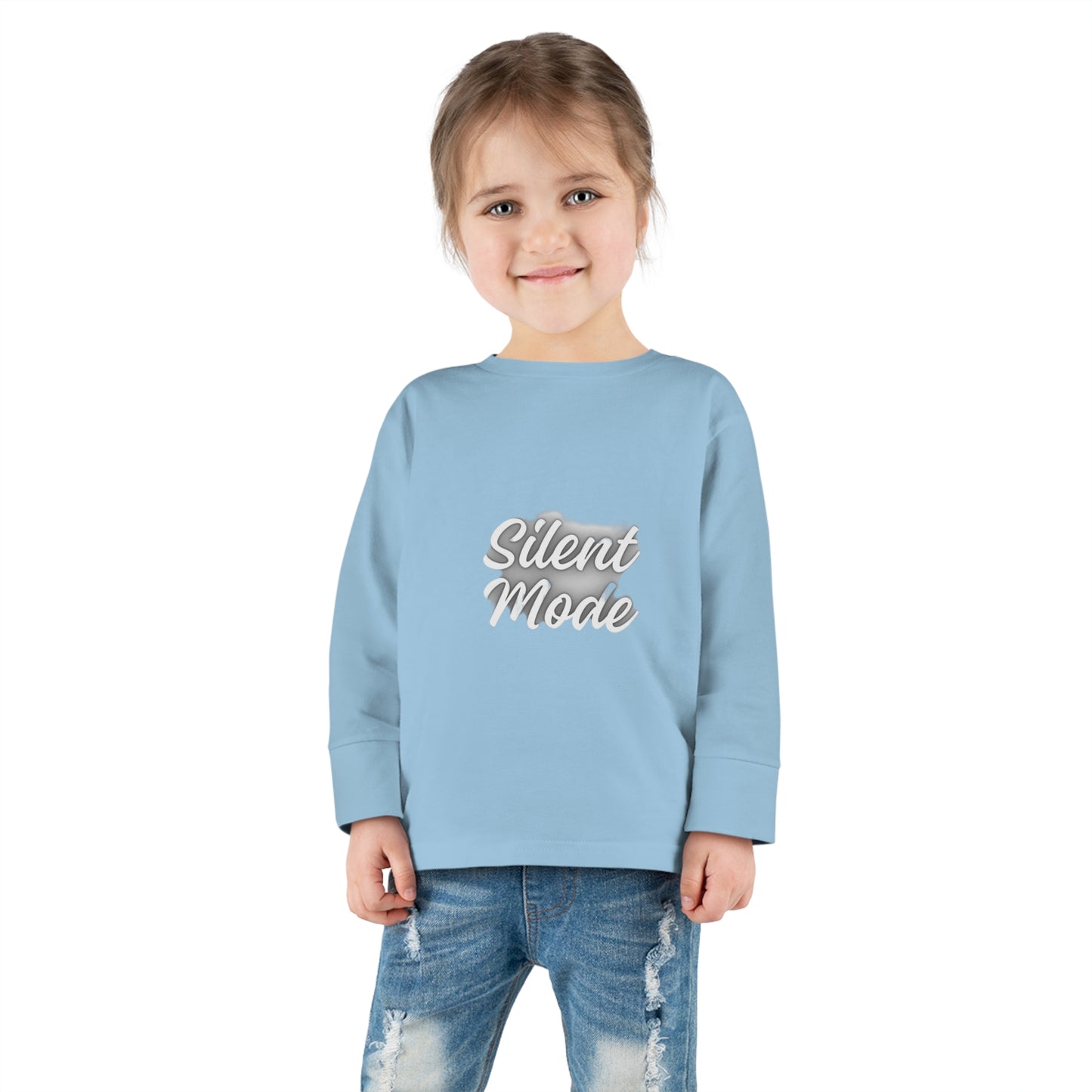 Silent Mode Toddler Long Sleeve Tee