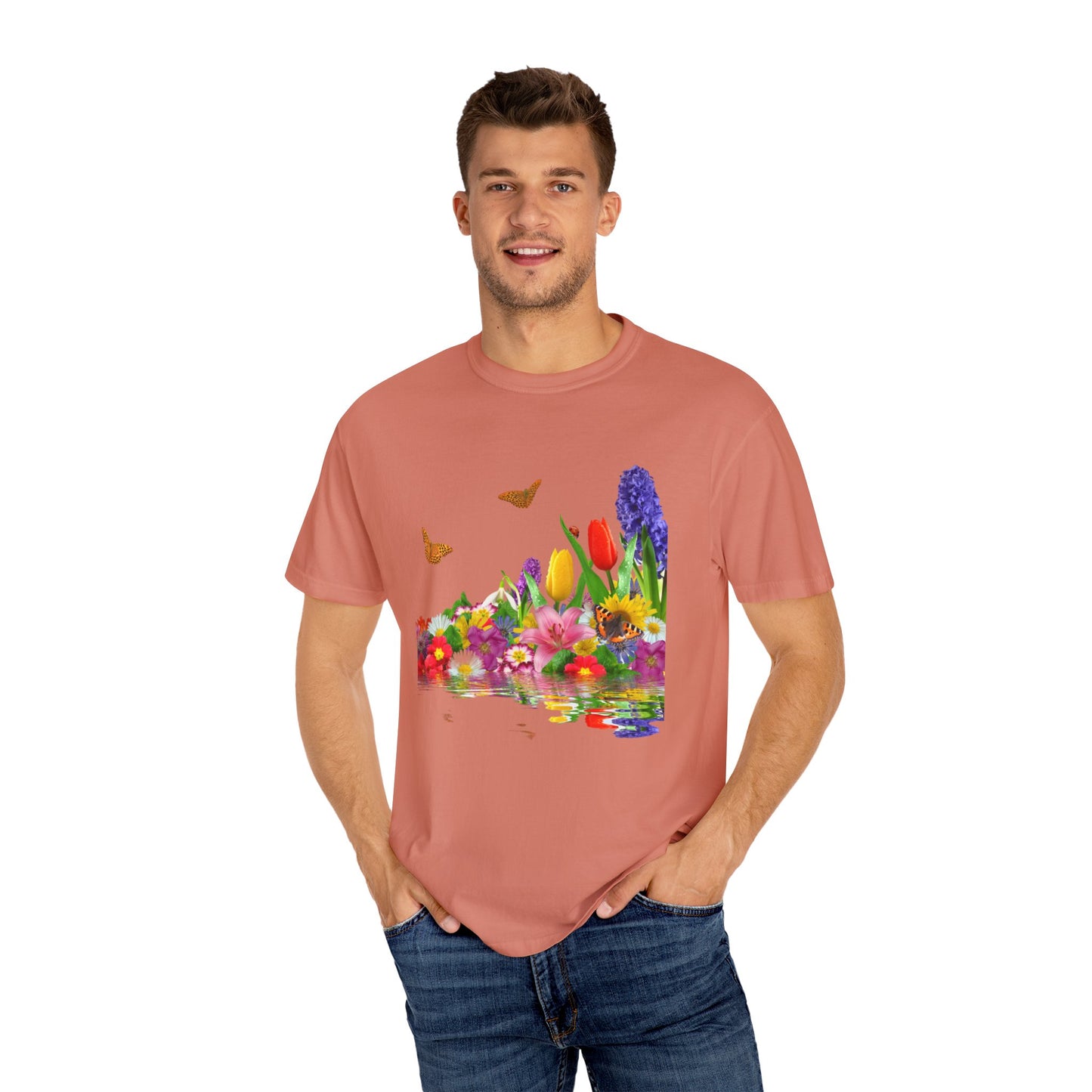 Eden's Bloom Unisex Garment-Dyed T-shirt