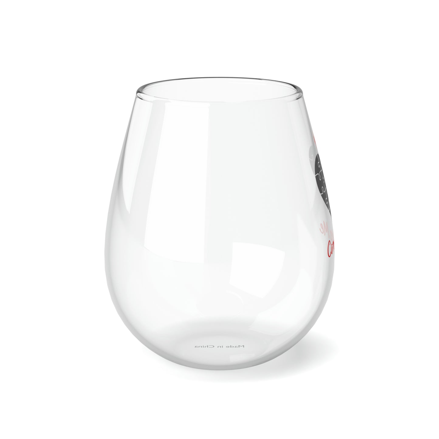 You complete me Stemless Wine Glass