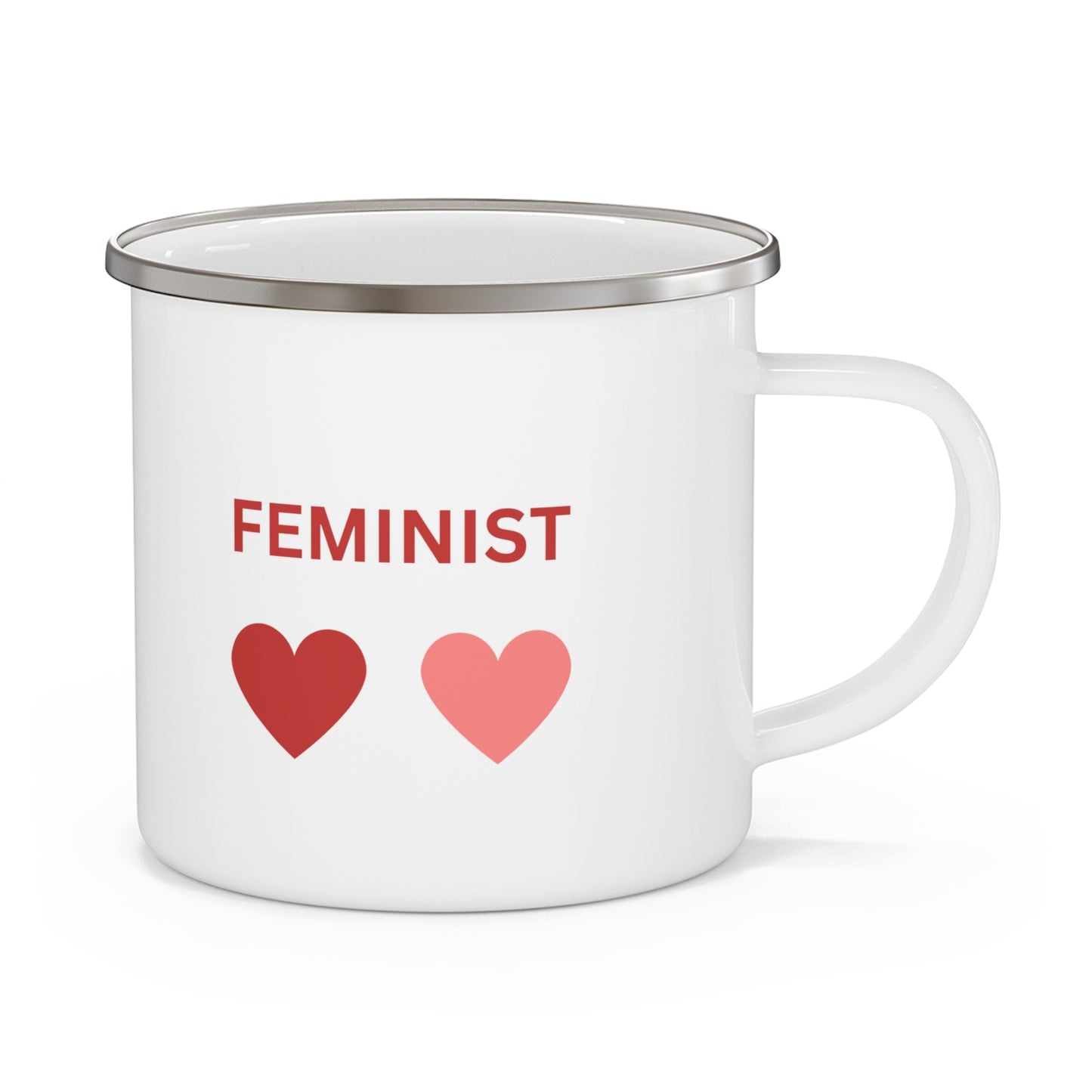 Feminist Enamel Camping Mug
