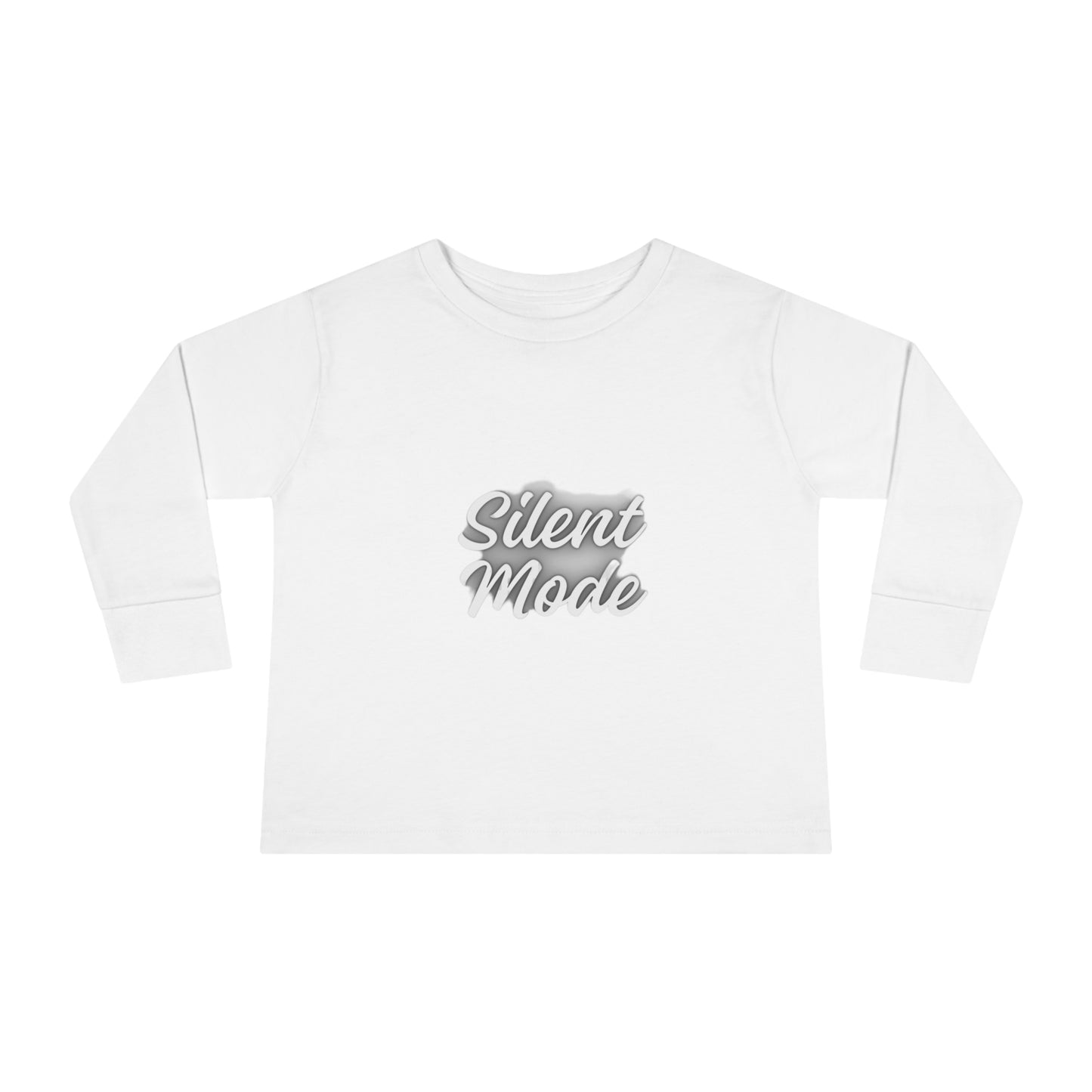 Silent Mode Toddler Long Sleeve Tee