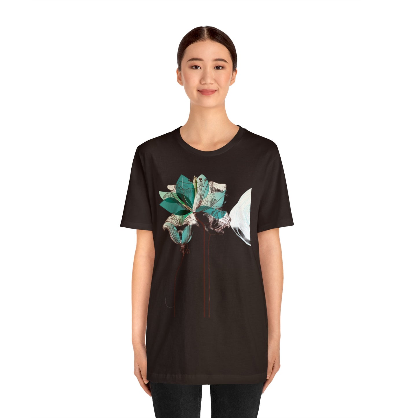 Floral Unisex Jersey Short Sleeve Tee
