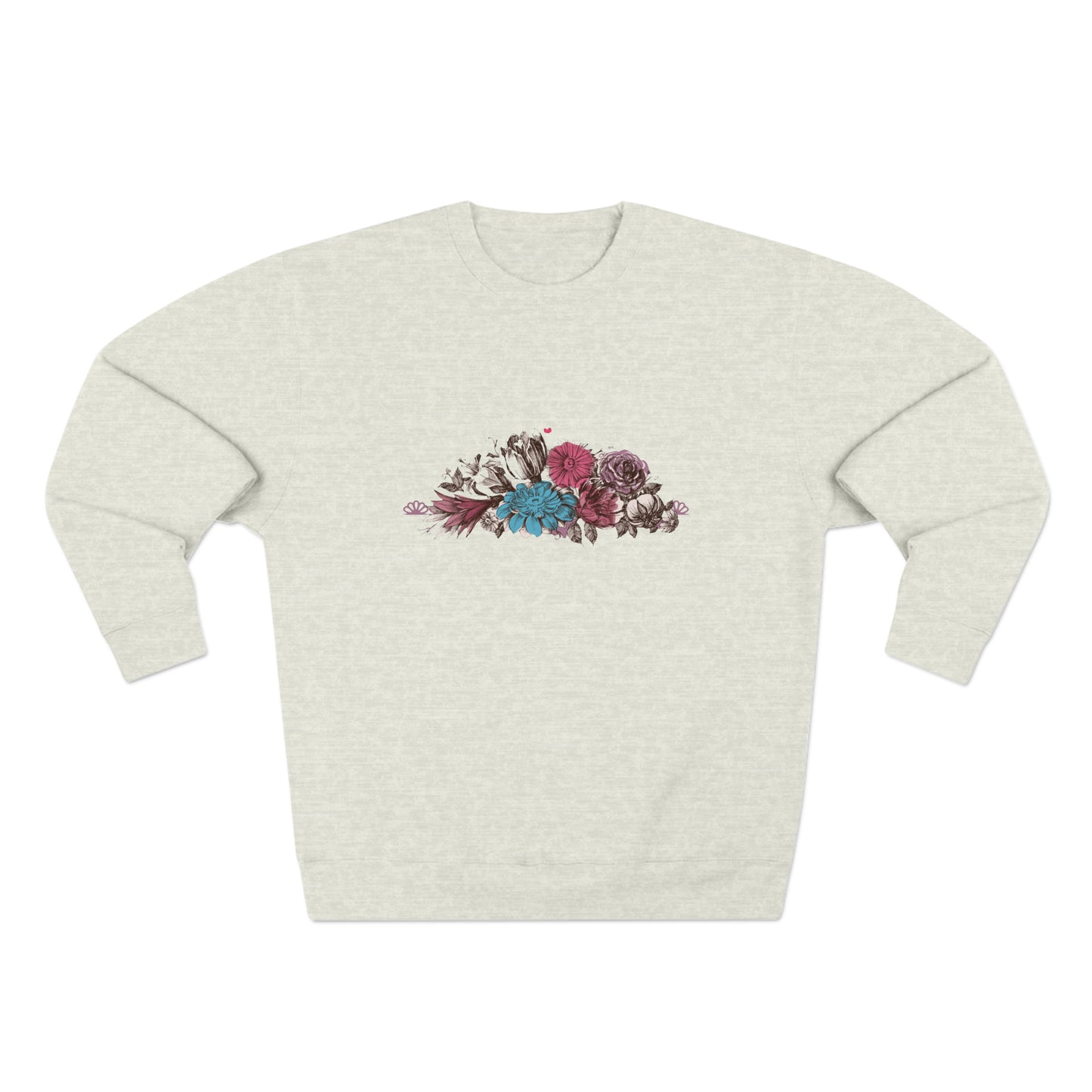 Floral Bliss Unisex Crewneck Sweatshirt