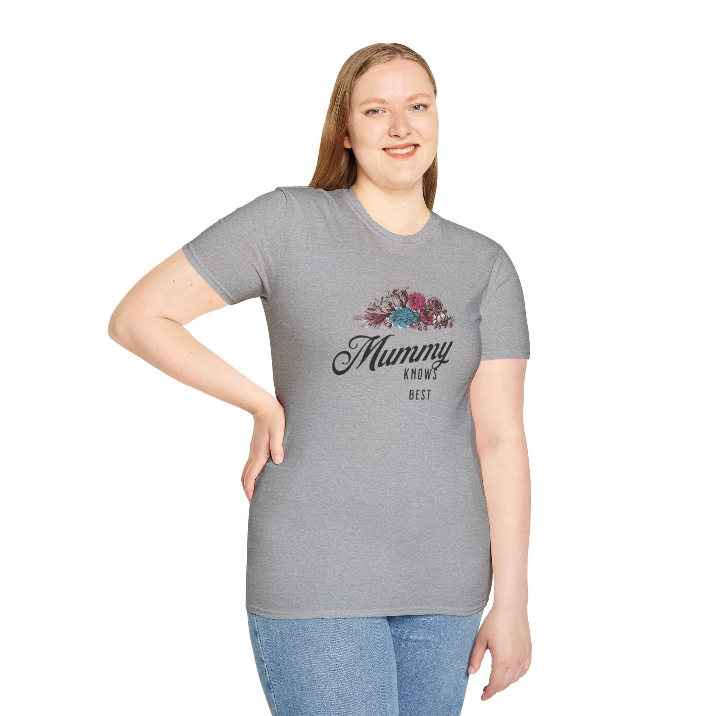 Mummy Knows Best Unisex Softstyle T-Shirt