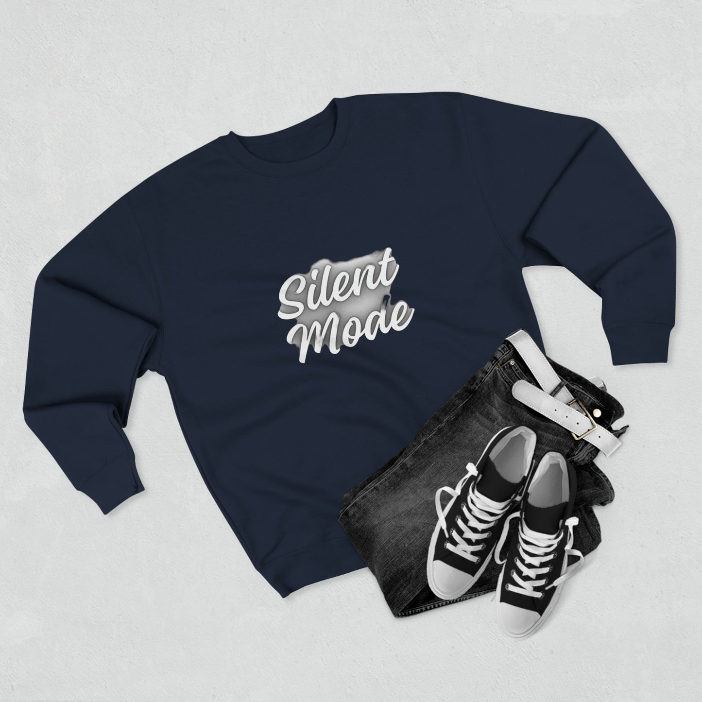 Silent Mode Unisex Crewneck Sweatshirt