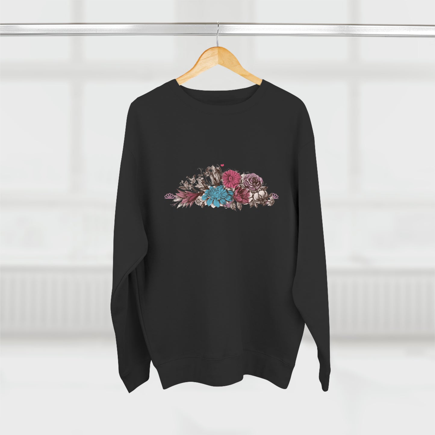 Floral Bliss Unisex Crewneck Sweatshirt