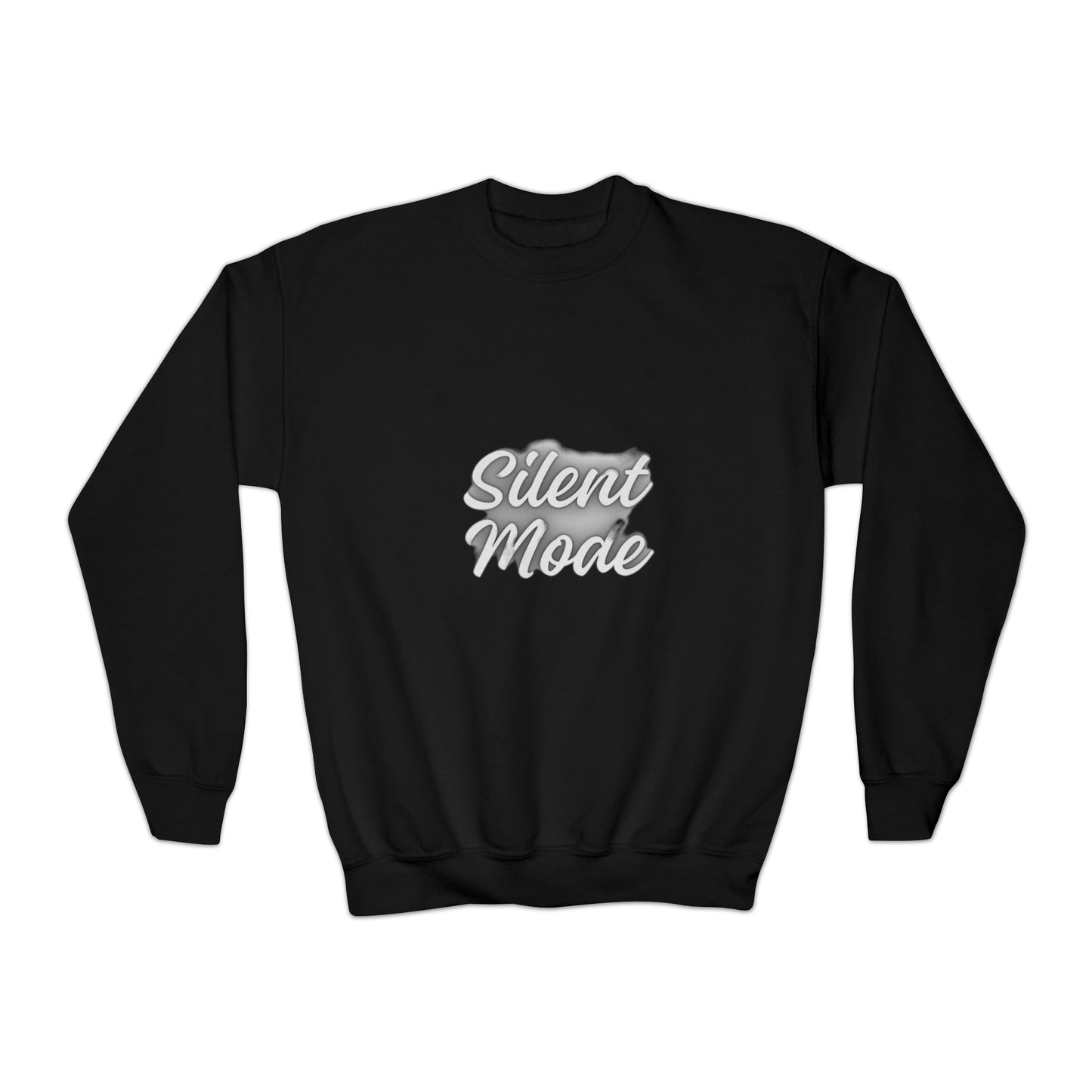 Silent Mode Youth Crewneck Sweatshirt