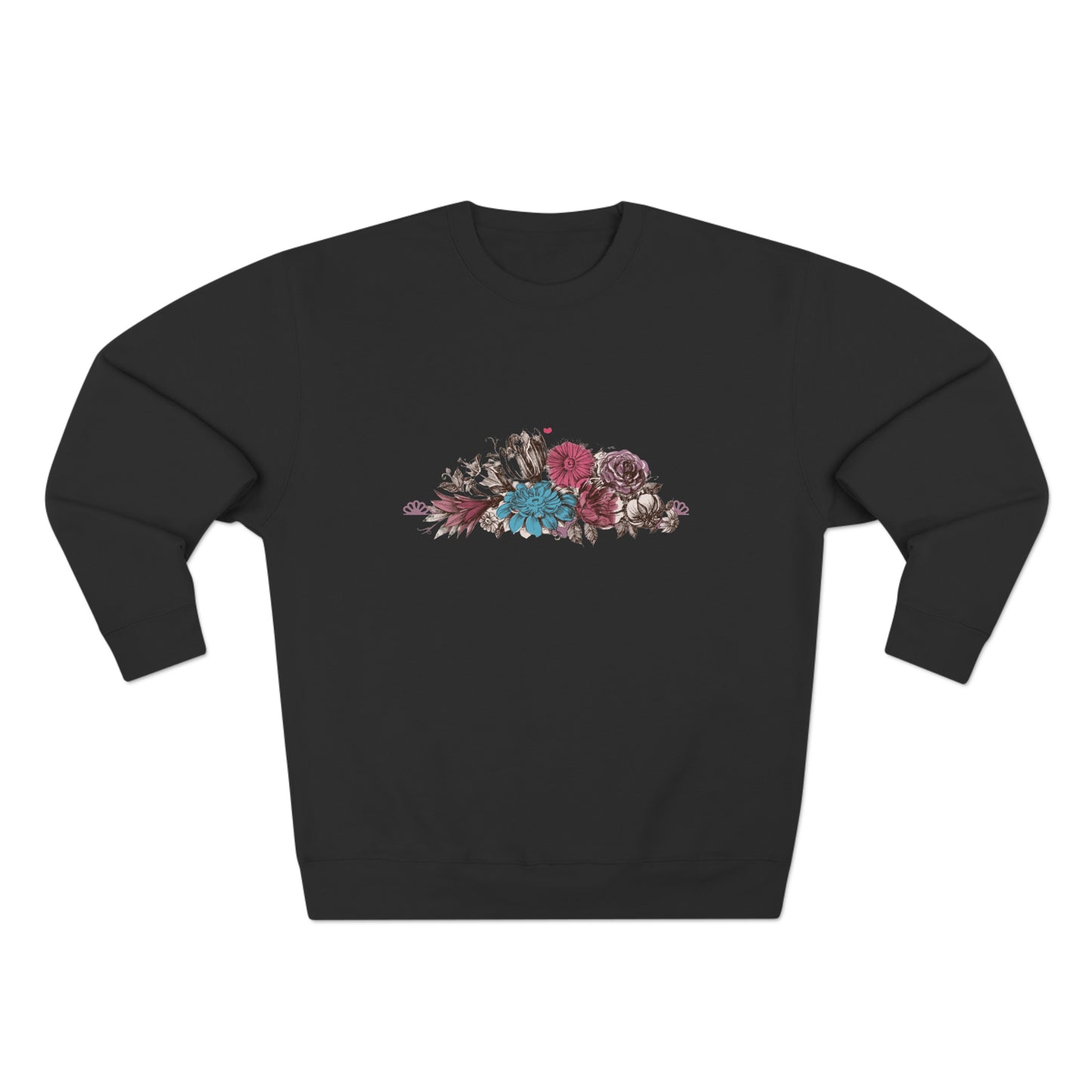 Floral Bliss Unisex Crewneck Sweatshirt