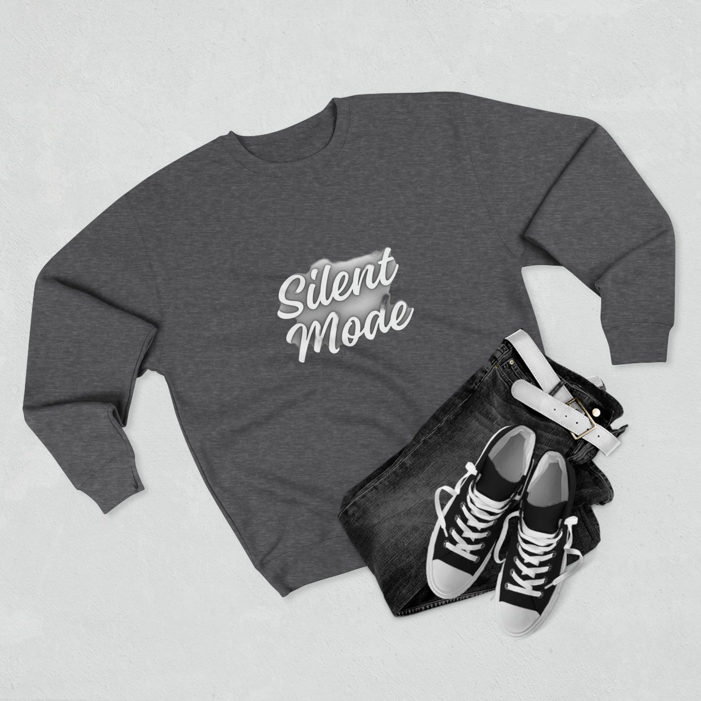 Silent Mode Unisex Crewneck Sweatshirt