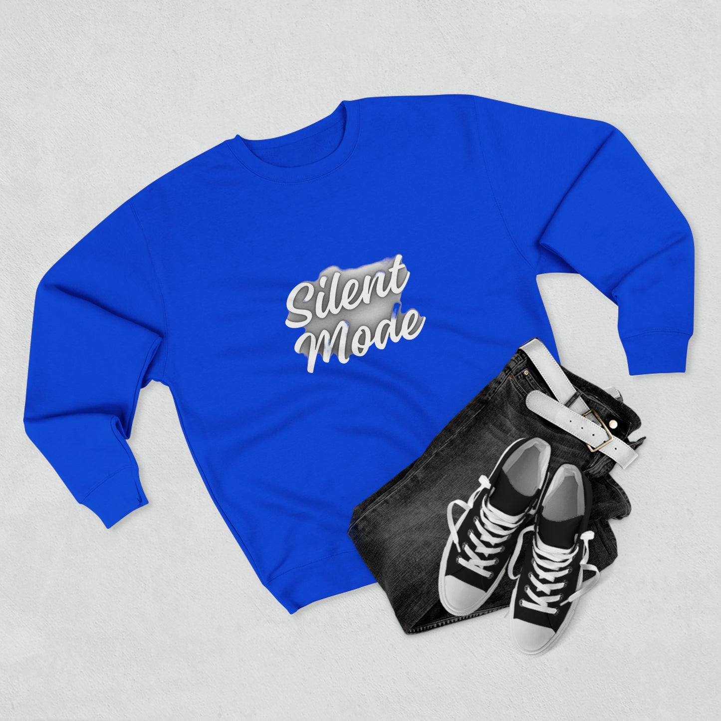 Silent Mode Unisex Crewneck Sweatshirt