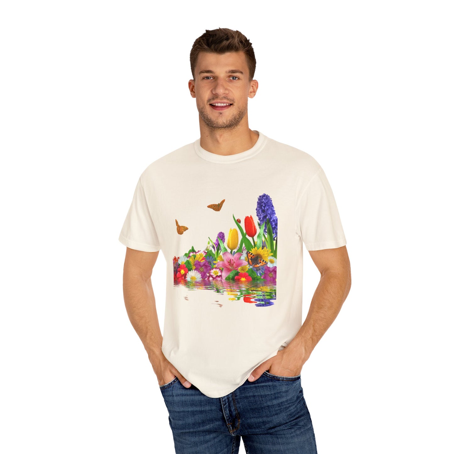 Eden's Bloom Unisex Garment-Dyed T-shirt