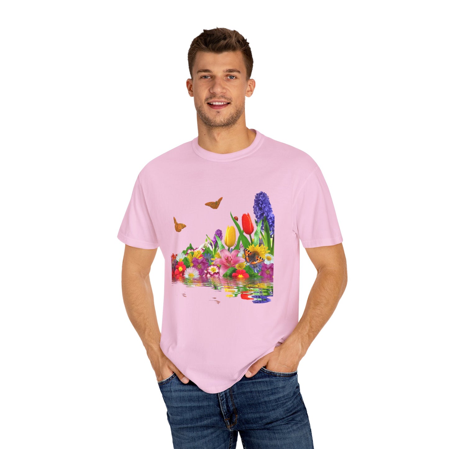 Eden's Bloom Unisex Garment-Dyed T-shirt