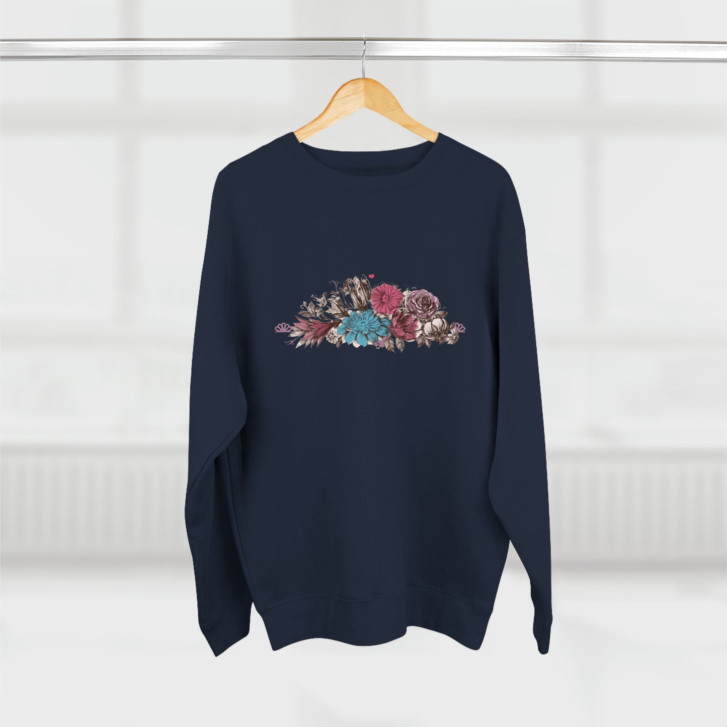 Floral Bliss Unisex Crewneck Sweatshirt