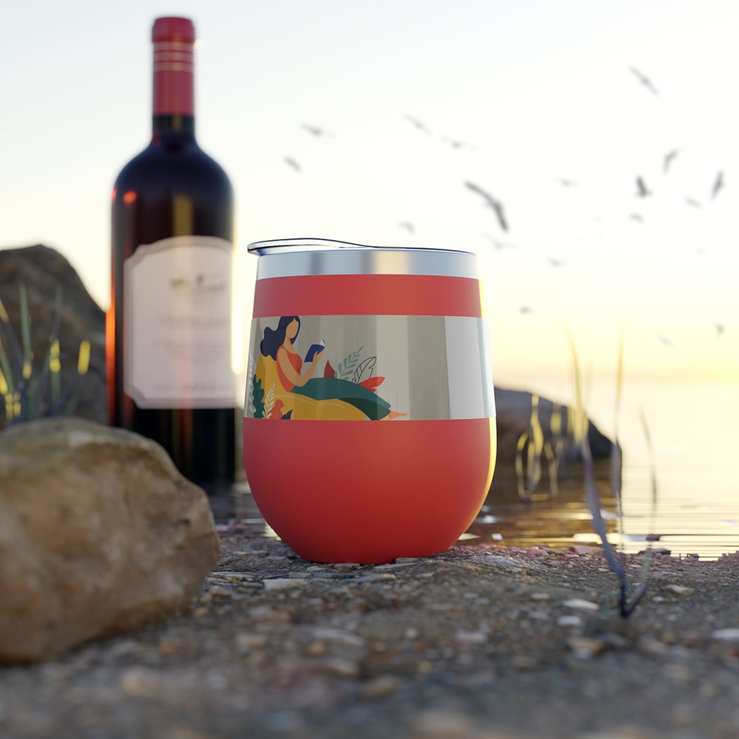 Relaxation Mood Copper Vacuum Insulated Cup, 12oz