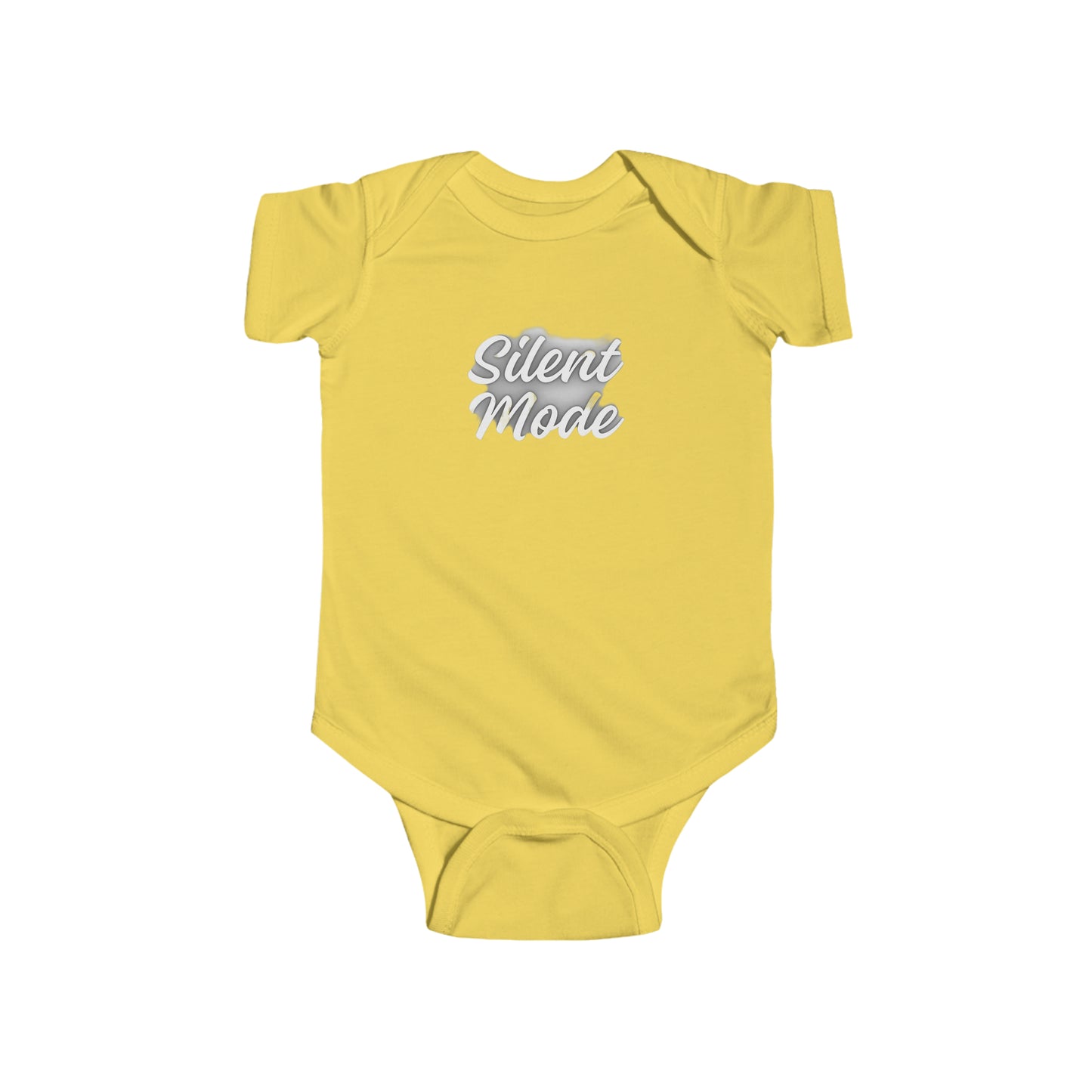 Silent Mode Infant Fine Jersey Bodysuit