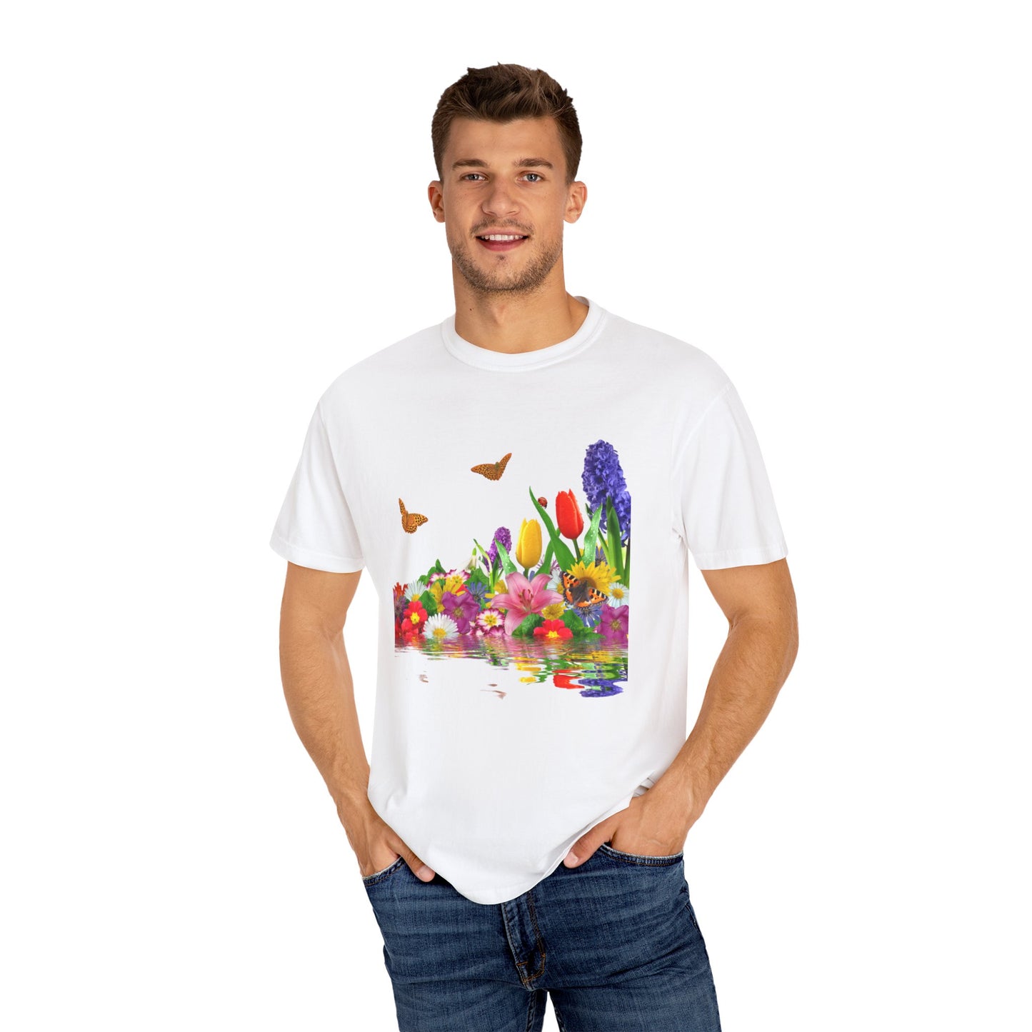 Eden's Bloom Unisex Garment-Dyed T-shirt