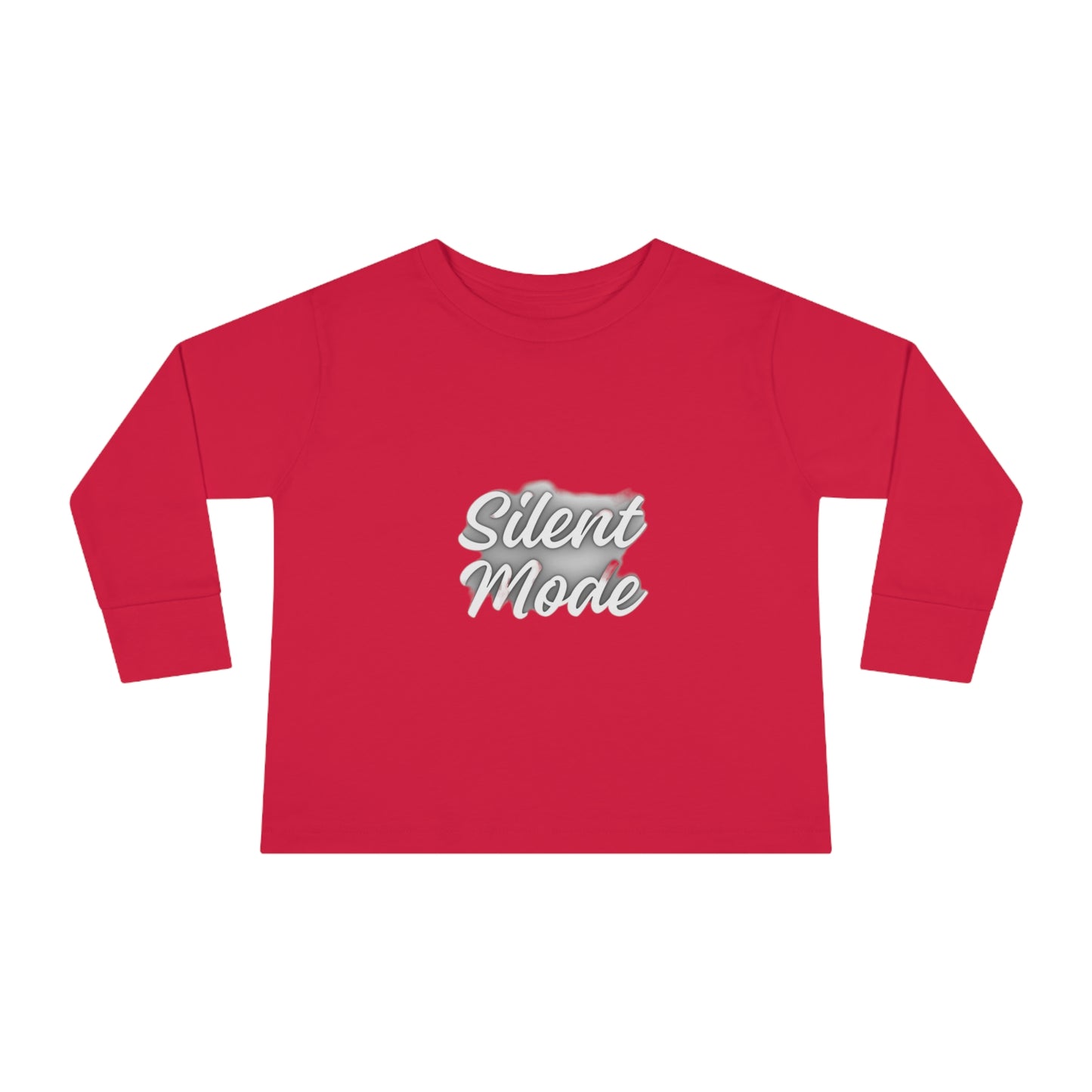 Silent Mode Toddler Long Sleeve Tee