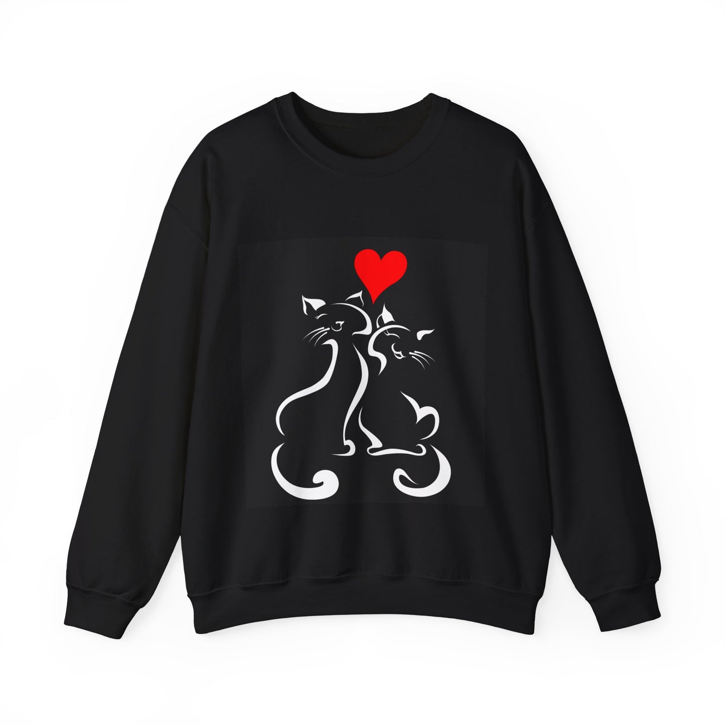 Cats in Love Unisex Heavy Blend™ Crewneck Sweatshirt