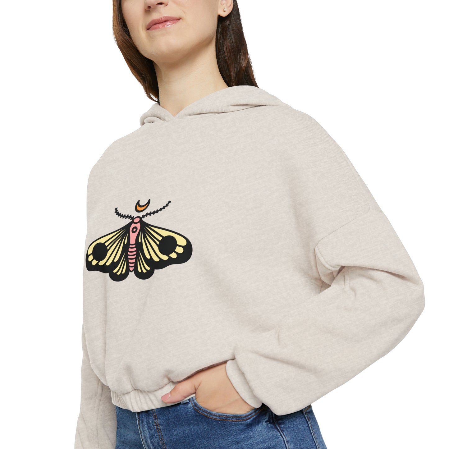 Butterfly Women's Cinched Bottom Hoodie