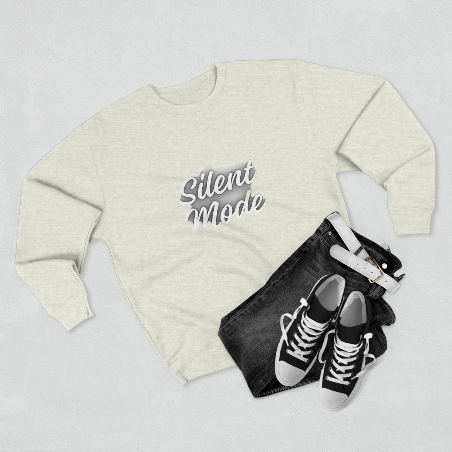 Silent Mode Unisex Crewneck Sweatshirt