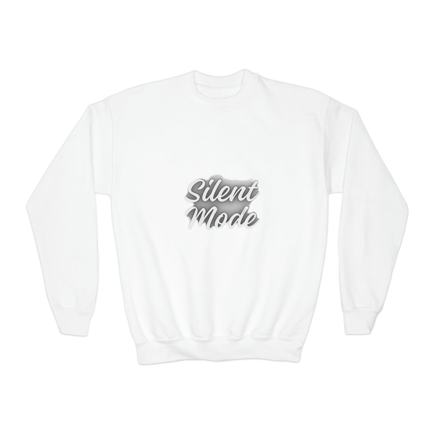 Silent Mode Youth Crewneck Sweatshirt