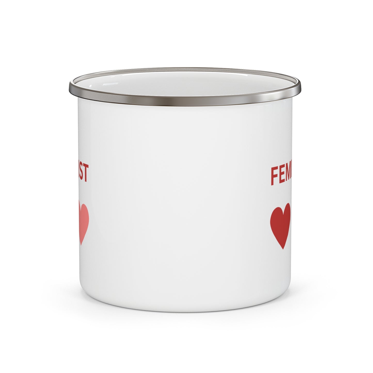 Feminist Enamel Camping Mug
