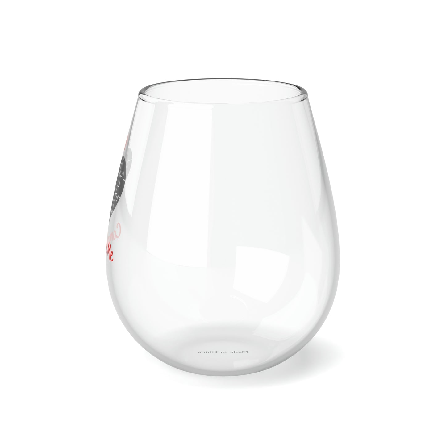 You complete me Stemless Wine Glass
