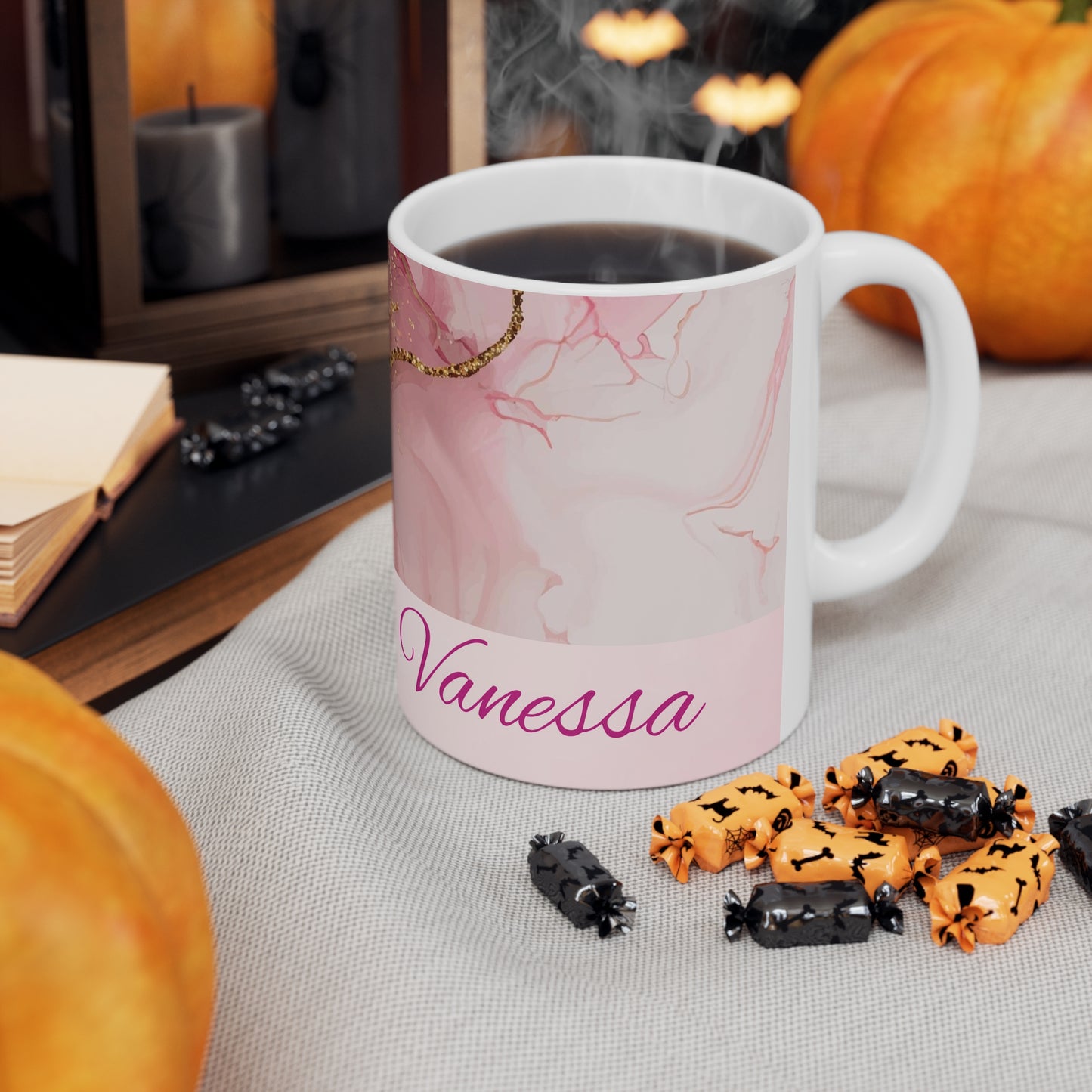 Pink Customised Mug