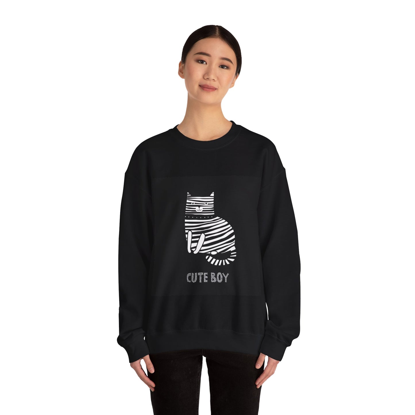 Cute Boy Unisex Heavy Blend™ Crewneck Sweatshirt