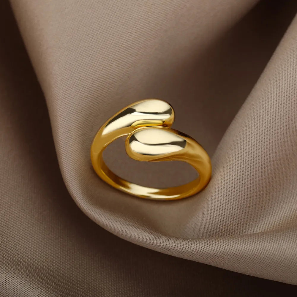 Stainless Steel Smooth Double Ball Rings