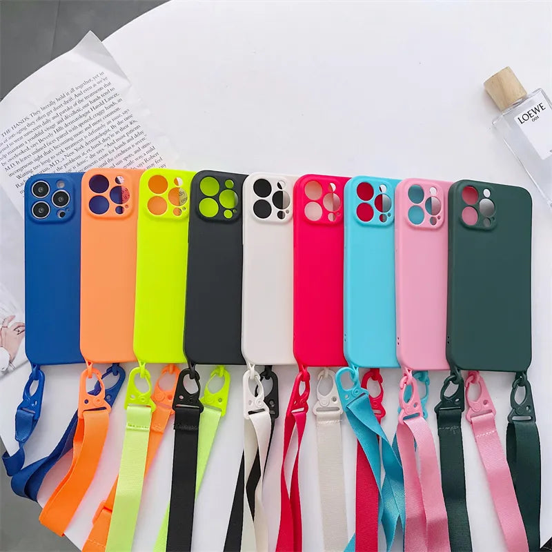 Crossbody Necklace Strap Phone Case