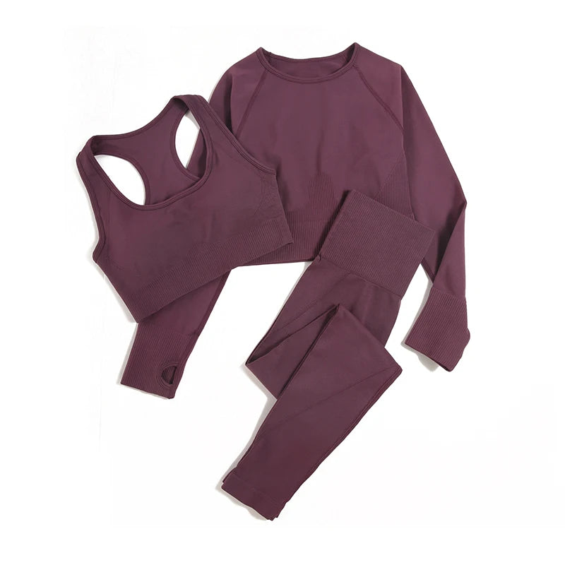 WAREBALL 2/3/4pcs Seamless Yoga Set