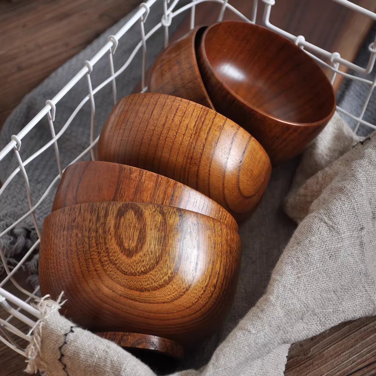 Japanese Wooden Bowls |Jujube Wood