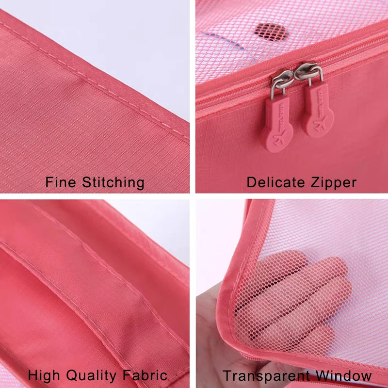 6pcs Travel Organizer Storage Bags