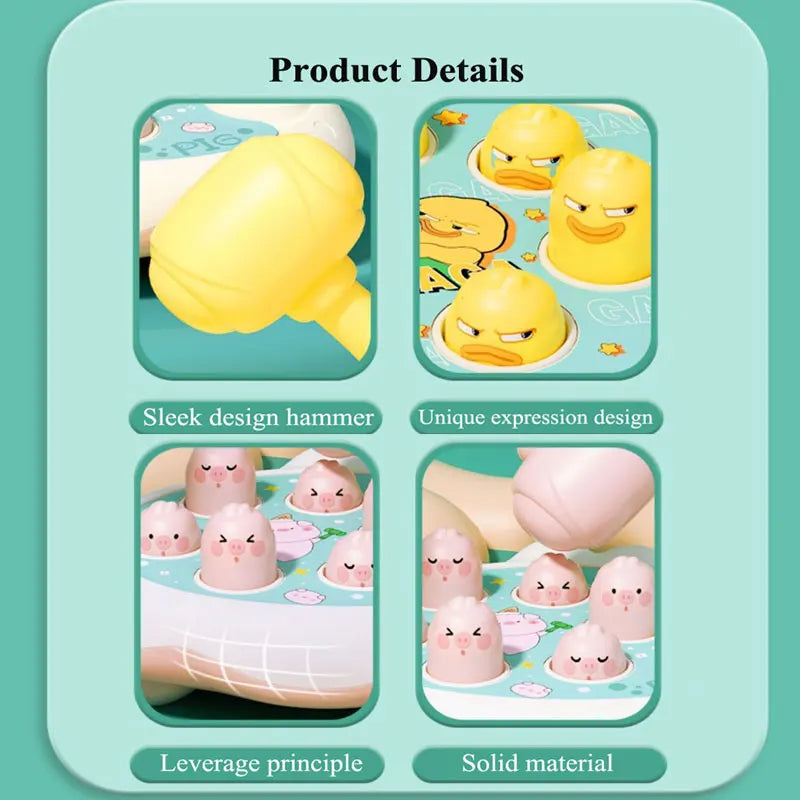 Duck/Frog/Pig Baby Toy Montessori Learning Game