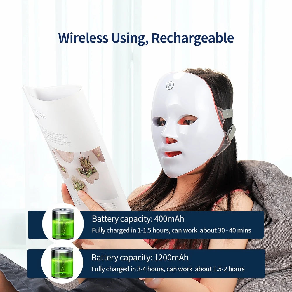 7Colors LED Facial Mask