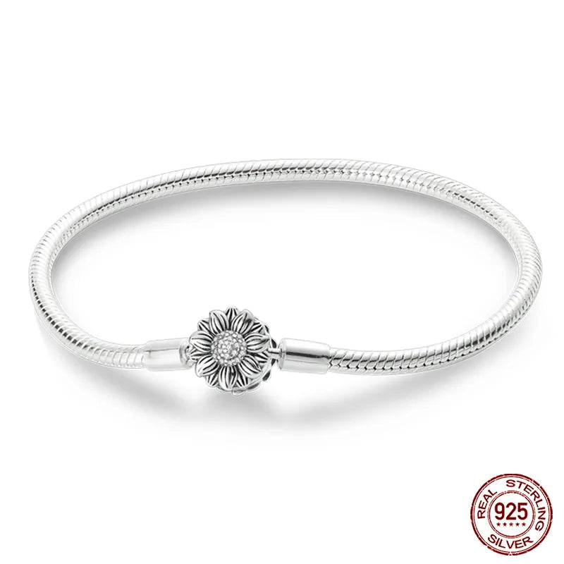 Star Moon Silver Bracelet