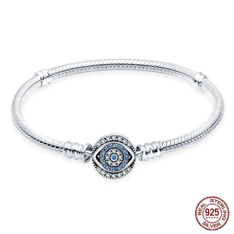 Star Moon Silver Bracelet