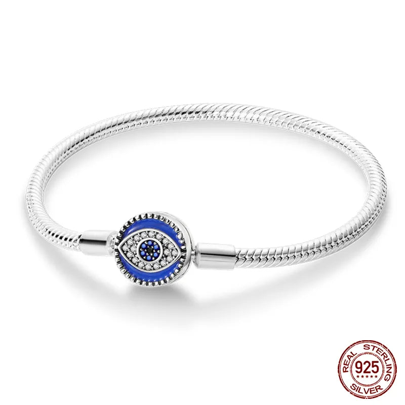 Star Moon Silver Bracelet
